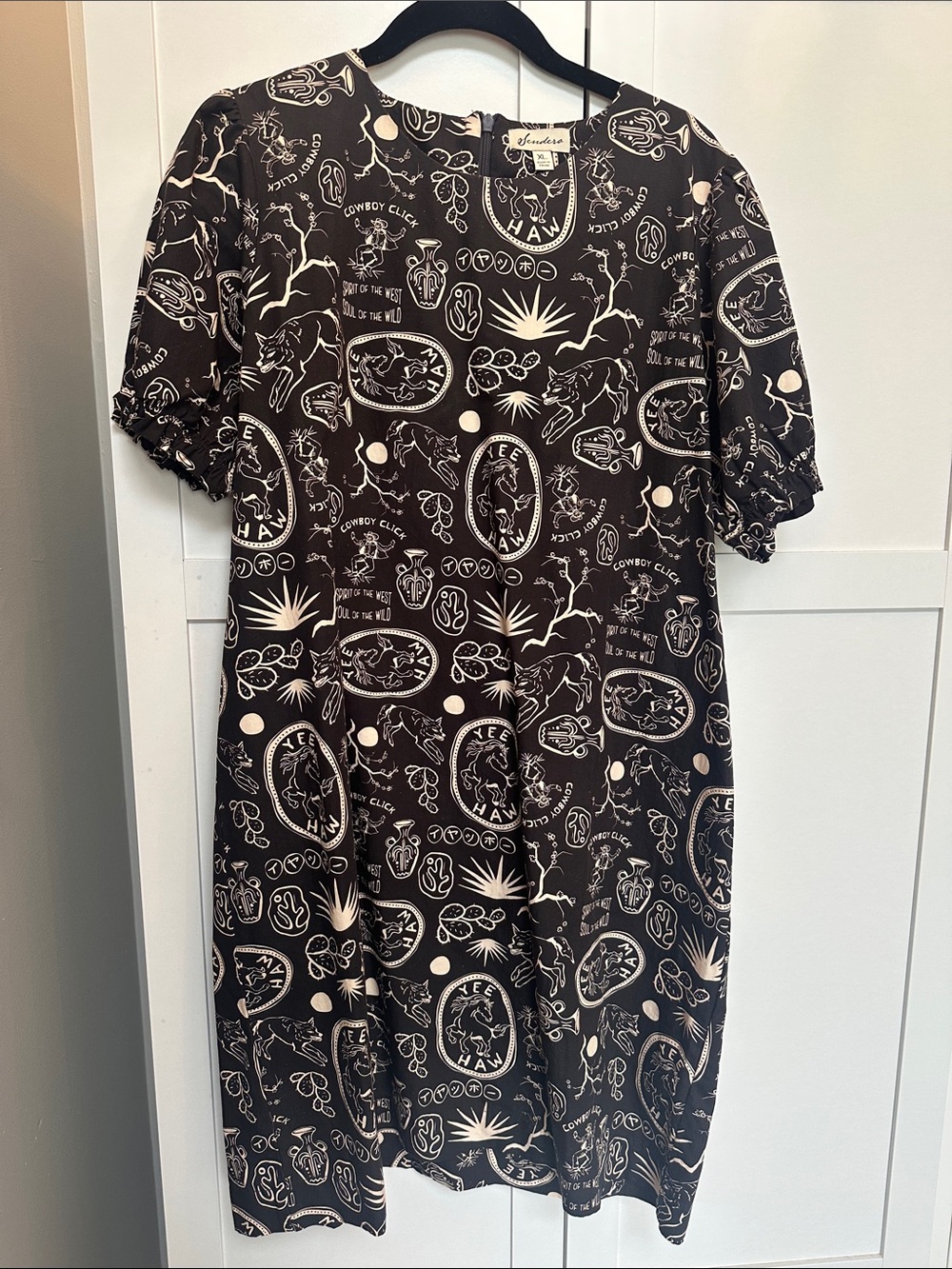 Sendero Dress with Western Print